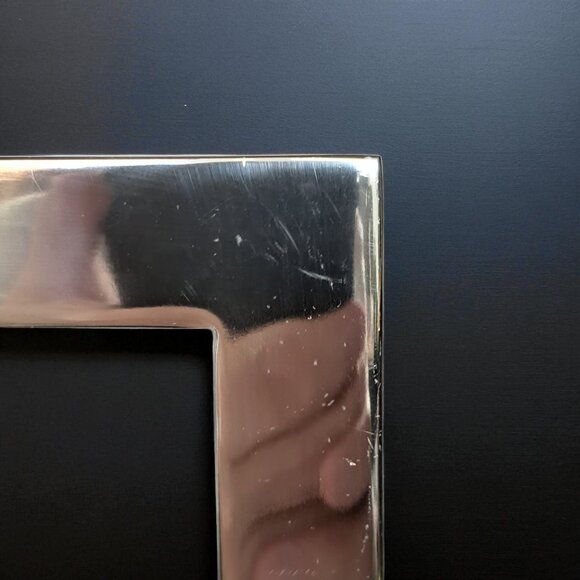 Mariposa Silver Beaded Cross 5x7 Frame  Brutalist Christian Photo - Picture 3 of 15